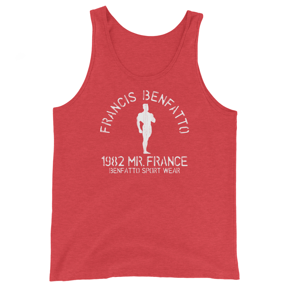 Francis Benfatto Mr France 1982 Unisex Tank Top