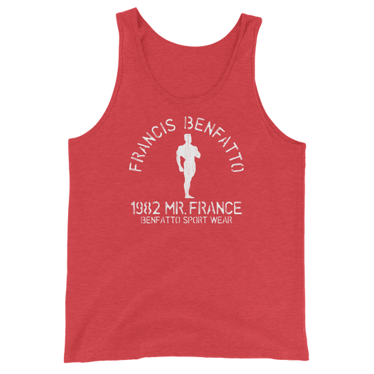 Francis Benfatto Mr France 1982 Unisex Tank Top