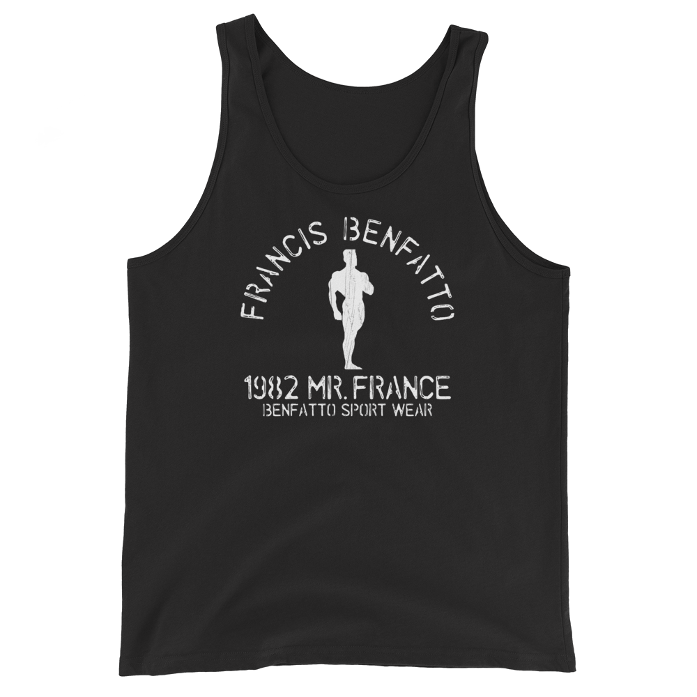 Francis Benfatto Mr France 1982 Unisex Tank Top