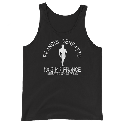 Francis Benfatto Mr France 1982 Unisex Tank Top